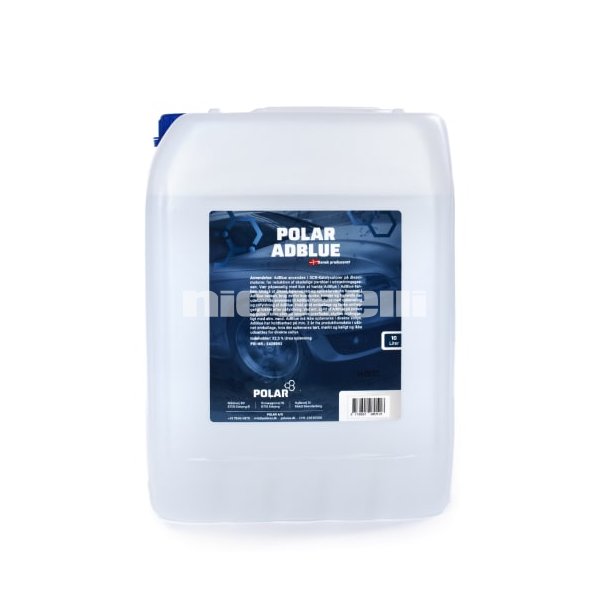  AdBlue, 10 liter med 45 mm kapsel med p�fyldningsslange