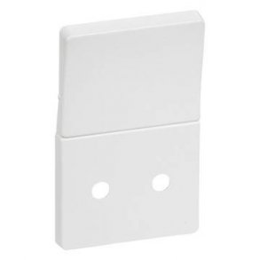 Fuga Afdkning stikkontakt uden jord med afbryder hvid