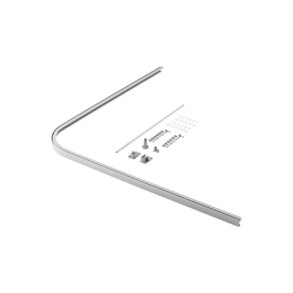 LEIJMA STABIL FORHNGSKINNE HELBUKKET 90X90 HVID LAK. ALUM