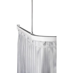 LEIJMA STABIL FORHNGSKINNE TIL BRUS 90X90 HVID LAK. ALUM