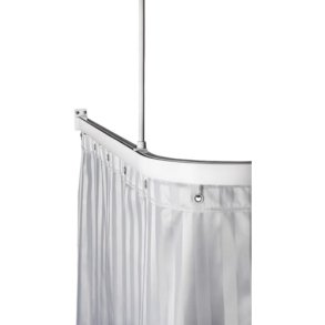 LEIJMA STABIL FORHNGSKINNE TIL BRUS 90X90 HVID LAK. ALUM