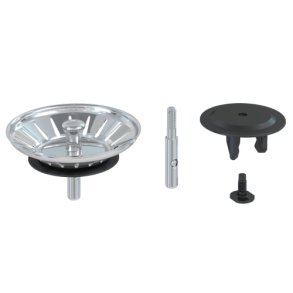 Prevex kurveventil, manuel, 79 mm, krom