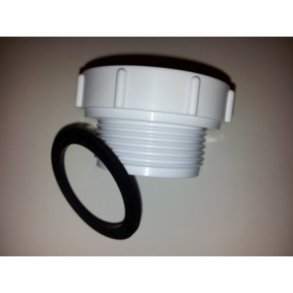 Juvel  Hvid spidsmuffe 1 x 1 1/4