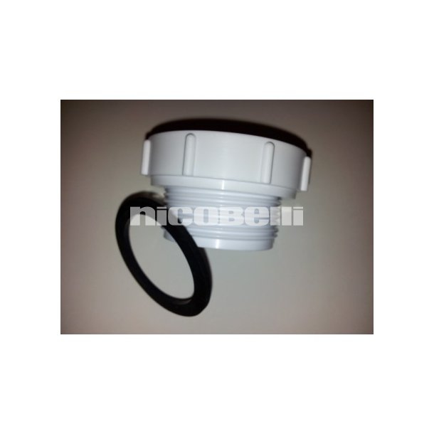 Juvel  Hvid spidsmuffe 1 x 1 1/4"