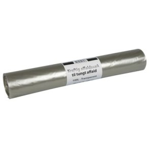  Affaldssk, klar plast, 100 l  