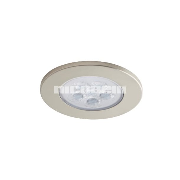 ID-LED spot, 2,3W 3000K, 12V, st�l