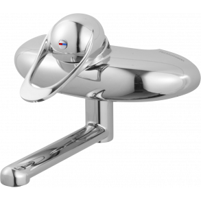 Etgrebsarmatur, FM Mattsson, 8134-1150, 9000E, Ecosafe, kkken, inkl. 150mm svingtud