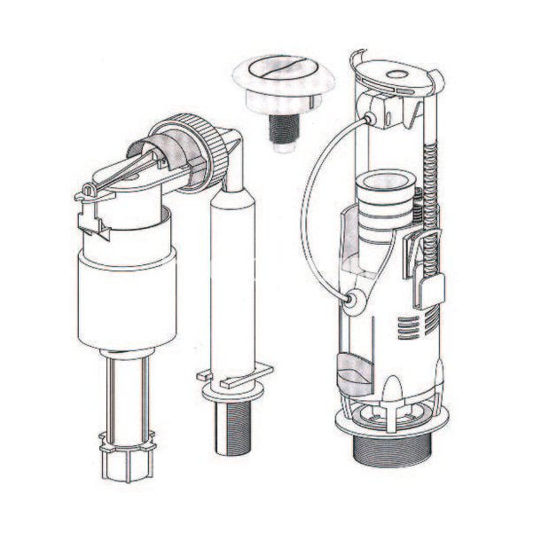 Brma Komplet skyllesystem
