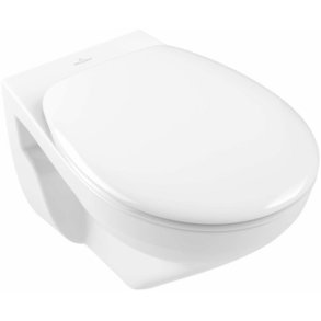 KLOSETSK�L, VILLEROY & BOCH, 7682R001,O.novo, v�gh�ngt, uden skyllekant, hvid,