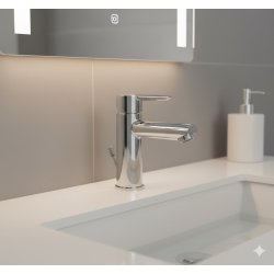 New STICK Hndvaskarmatur med lft op krom