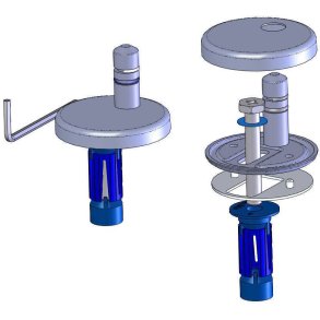Nico Seat topmonteret beslag til toiletsde