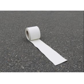 Premark Termoplastisk hvid vejstribe, rulle 100 mm x 5 m