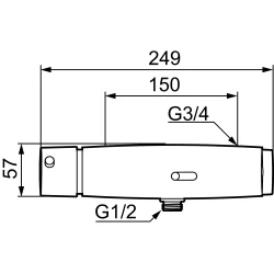 FMM Tronic brus termostat WMS 150, afg. Ned