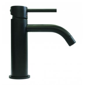 Light hndvaskarmatur uden lft op. Mat Sort