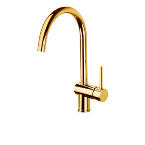 Light Lux Kkkenarmatur Brstet messing