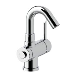 New Stick DUO hndvaskarmatur med indbygget omskifter for brusefunktion med U-tud lav model