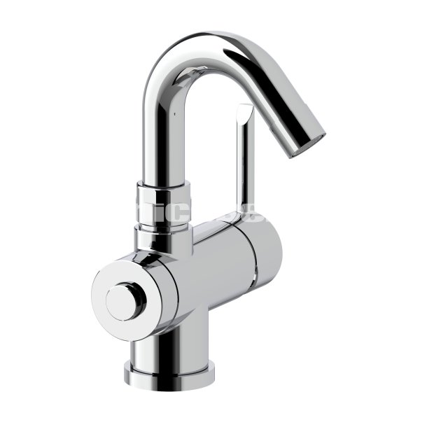 New Stick DUO hndvaskarmatur med indbygget omskifter for brusefunktion med U-tud lav model