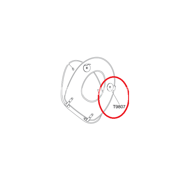 Pressalit care Styrebuffe med skrue 2STK