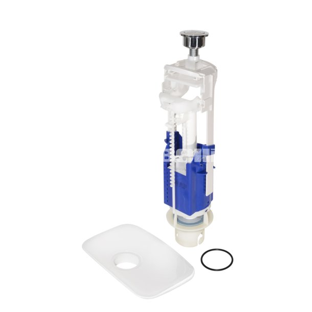 GUSTAVSBERG bundventil DUO ombygningsst plast hrd hvid/forkr