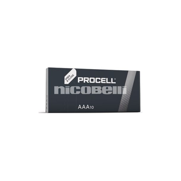 Procell Alkaline batteri, AAA LR03, 10 stk.