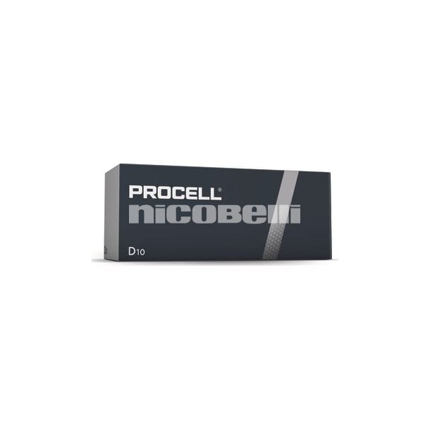 Procell Alkaline batteri, D LR20, 10 stk.