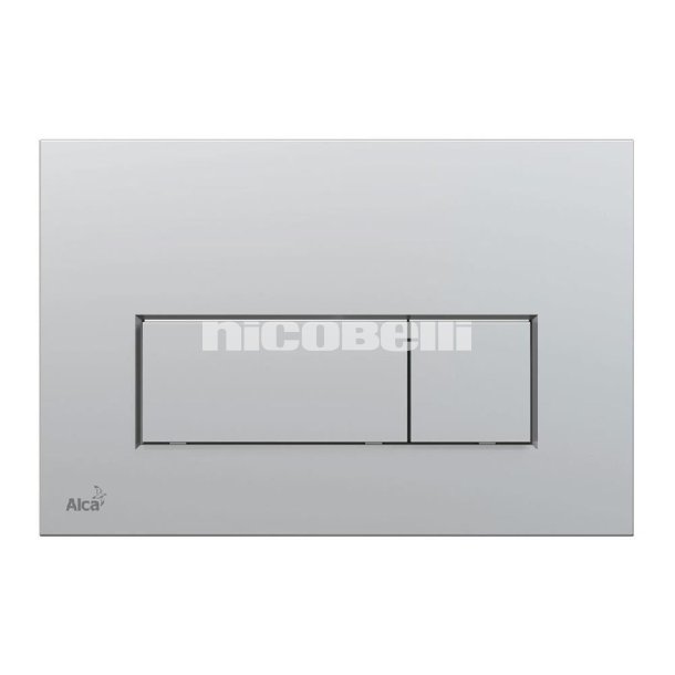 Alca Plast Trykknap Mat Krom M572