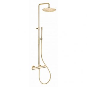 PAFFONI LIGHT BRUSEKOLONNE MED H�NDBRUSER POLERET MESSING