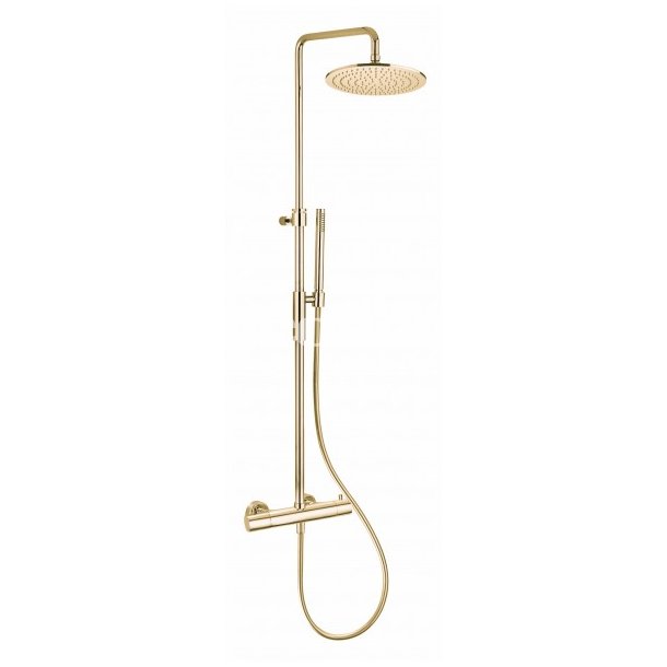 PAFFONI LIGHT BRUSEKOLONNE MED H�NDBRUSER POLERET MESSING