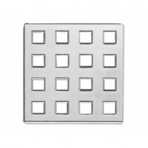 Rist i forkromet ABS 80x80mm