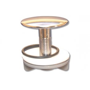 Dkplade t/hndvask glat hanehulsprop