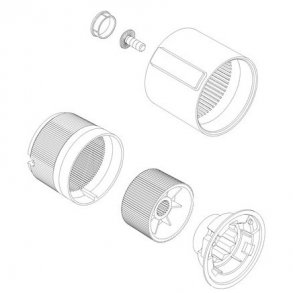 Damixa Titan messinggreb rep.st