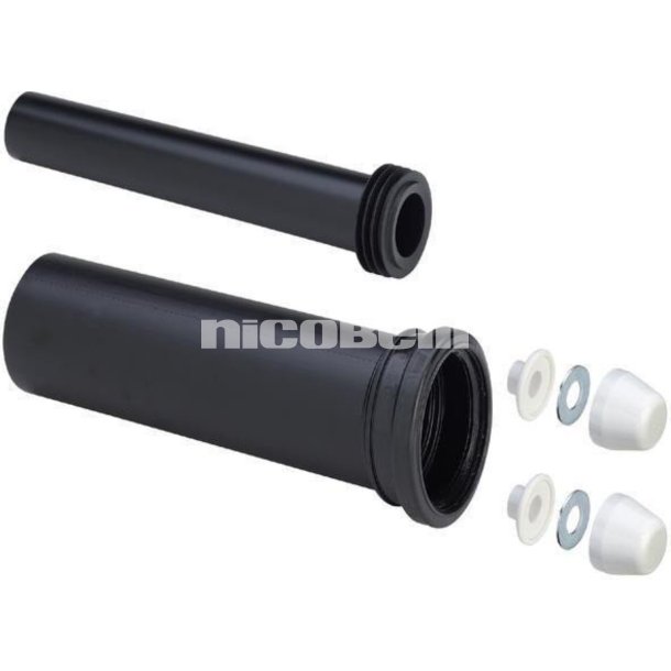 Tilslutningsst DN 90 x 400 mm lang