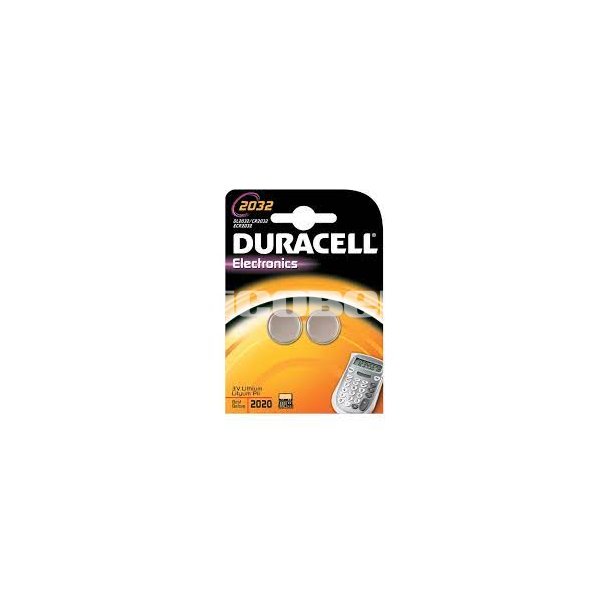 Duracell batteri, Electronics CR2032, 2 stk.