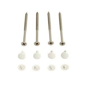 If� monteringss�t til gulvmonterede toiletter, skruer og 4 plasth�tter