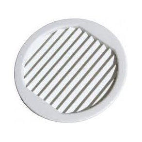 Hvid skabsrist �50 mm, 4 stk.