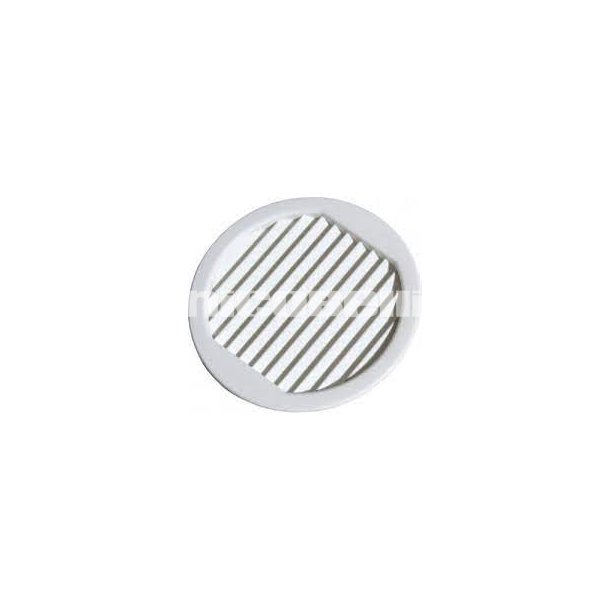 Hvid skabsrist �50 mm, 4 stk.