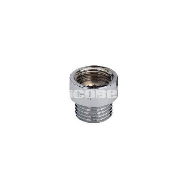 3/4" x 15 mm Rdgods Silicium Bronze gevindfittings haneforlnger