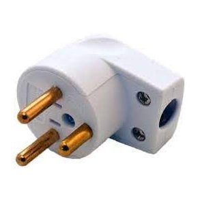 Stikprop M/J vinkel hvid