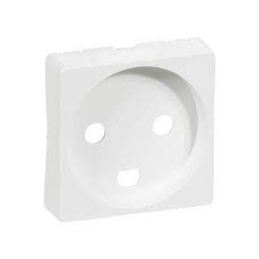 Fuga Afd�kning stikkontakt med jord 1m hvid gl. type m/krave