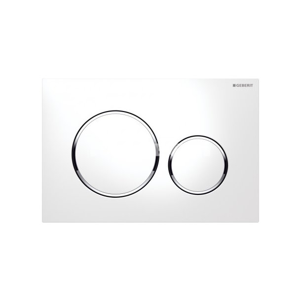 Geberit betj. pl. Sigma 20 hvid-krom-hvid