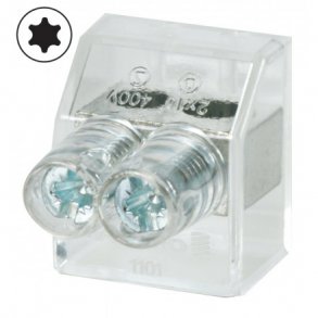 Samlemuffe 10 mm dobbelt TX 10 100 stk