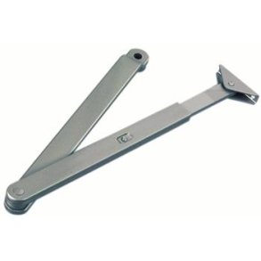 Dorma TS72/TS73/TS83 flad arm uden gevind, med indstillelig skydearm Slvfarvet