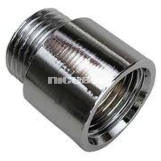 3/8" x 50 mm haneforlnger krom