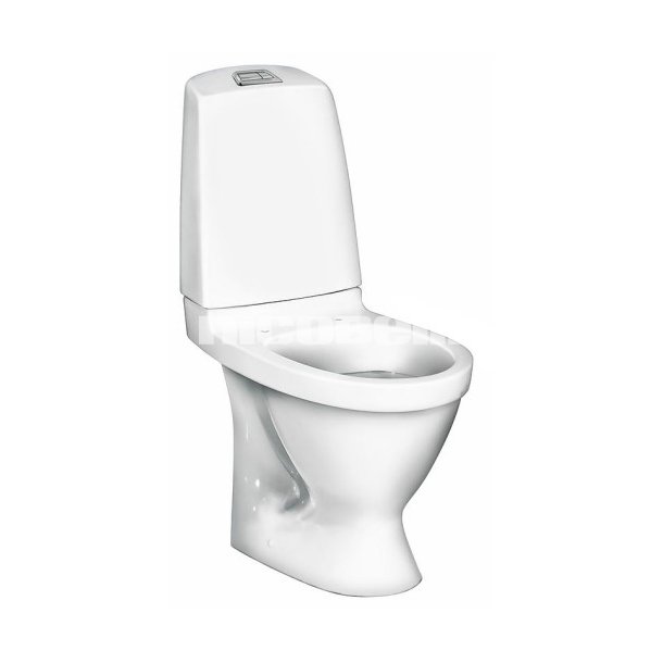 Gustavberg Nautic Toilet 1510L M/ �ben skyllerand P-l�s