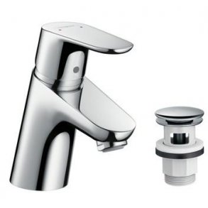 Hansgrohe Focus 70 h�ndvaskarmatur m/push open bundventil