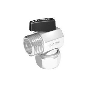 Ballofix kuglehane med muffe/nippel Krom