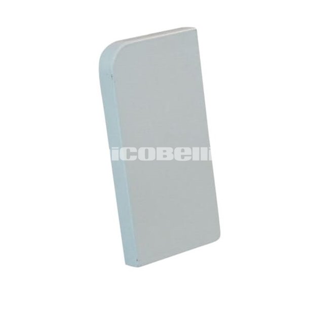 Gabotherm endestykke hvid h�jre