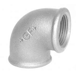 Galv. vinkel 90 Muffe/muffe i  1/2