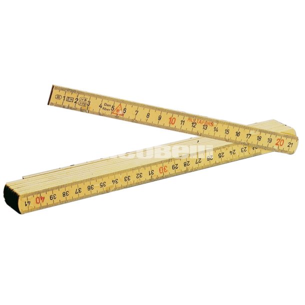 Tommestok, glasfiber, 12 led