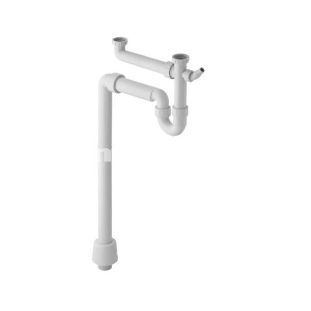 Geberit kkken vandls dobbelt 1" x 50 mm.
